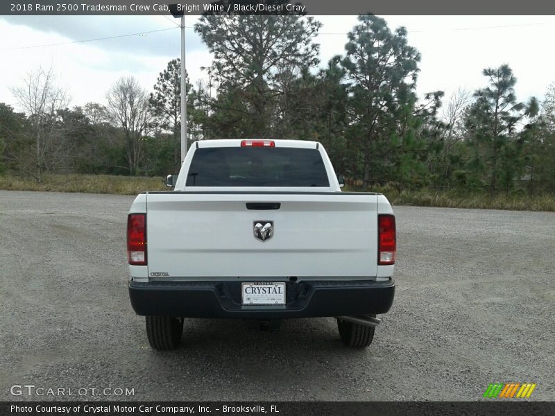Bright White / Black/Diesel Gray 2018 Ram 2500 Tradesman Crew Cab