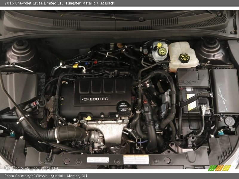 Tungsten Metallic / Jet Black 2016 Chevrolet Cruze Limited LT
