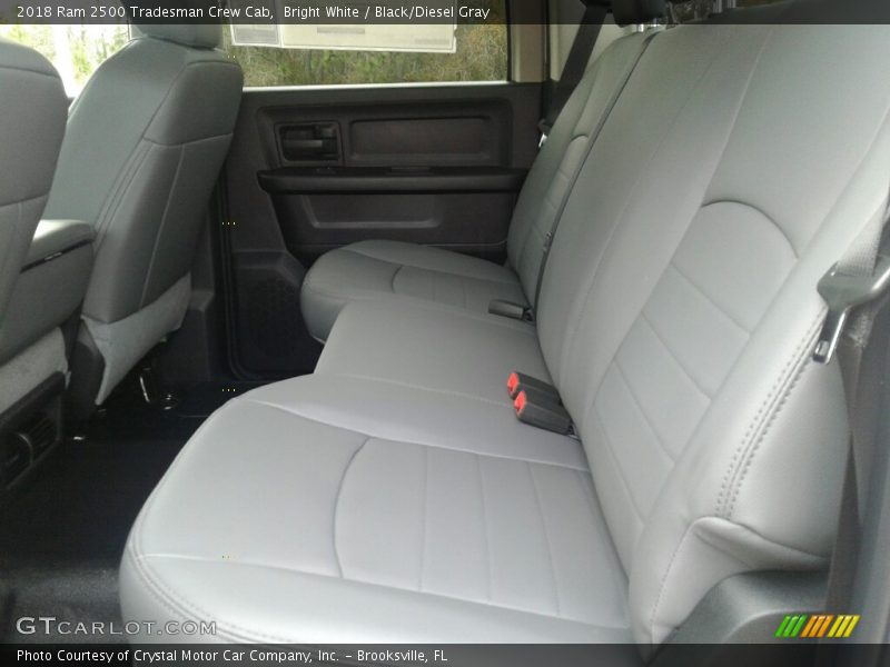 Bright White / Black/Diesel Gray 2018 Ram 2500 Tradesman Crew Cab