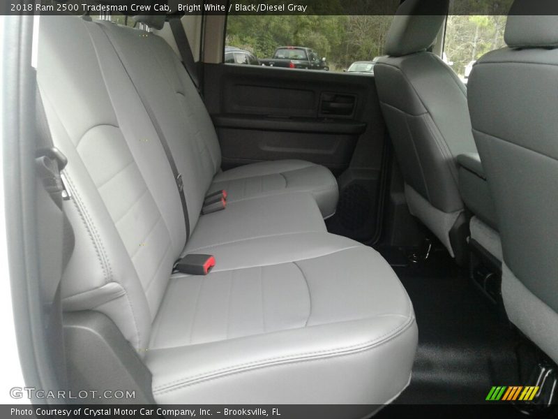 Bright White / Black/Diesel Gray 2018 Ram 2500 Tradesman Crew Cab