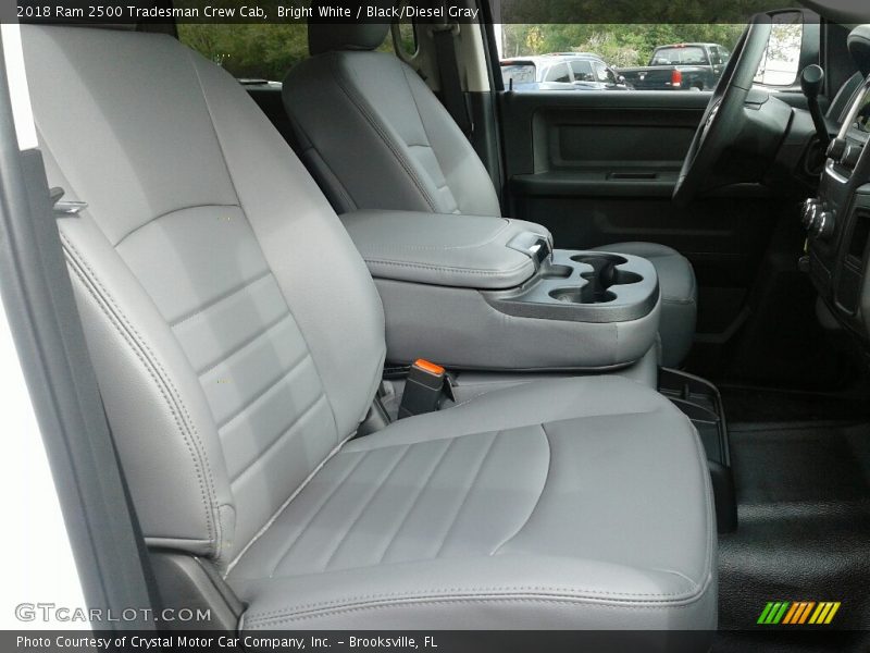 Bright White / Black/Diesel Gray 2018 Ram 2500 Tradesman Crew Cab