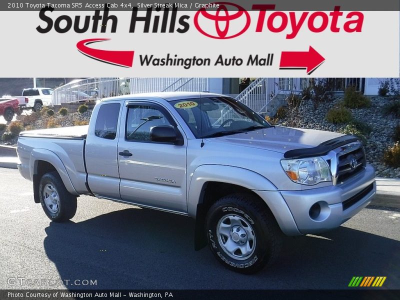 Silver Streak Mica / Graphite 2010 Toyota Tacoma SR5 Access Cab 4x4