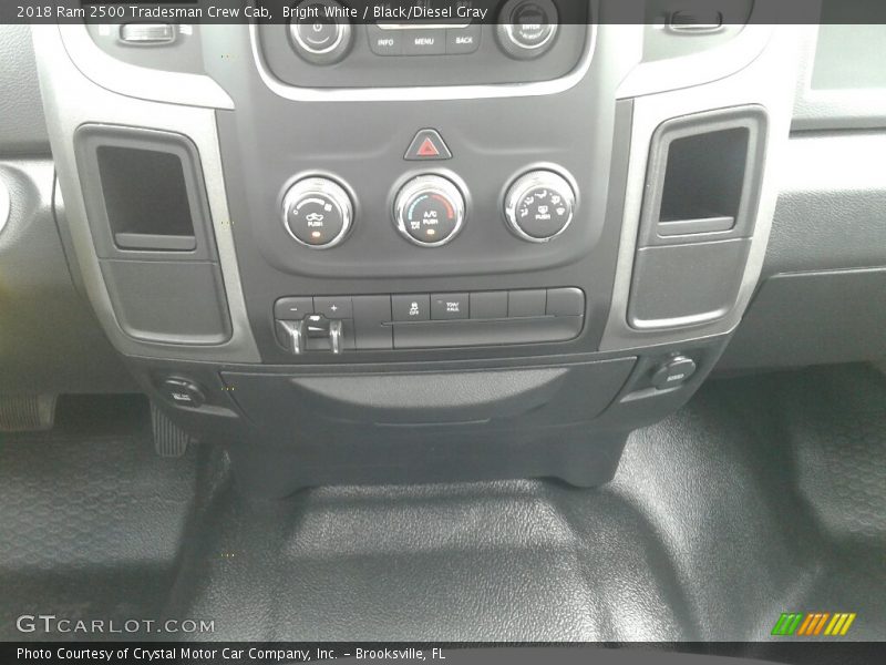 Bright White / Black/Diesel Gray 2018 Ram 2500 Tradesman Crew Cab