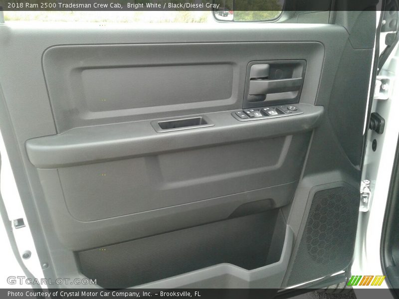 Bright White / Black/Diesel Gray 2018 Ram 2500 Tradesman Crew Cab