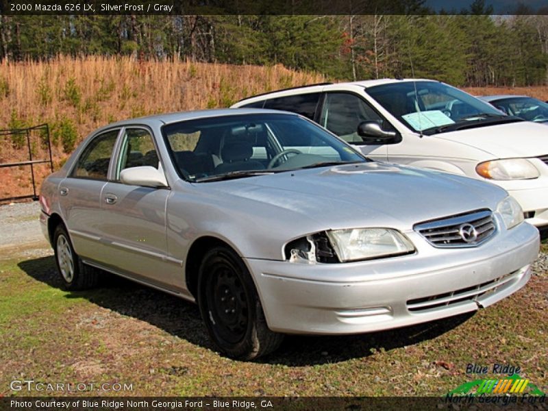 Silver Frost / Gray 2000 Mazda 626 LX