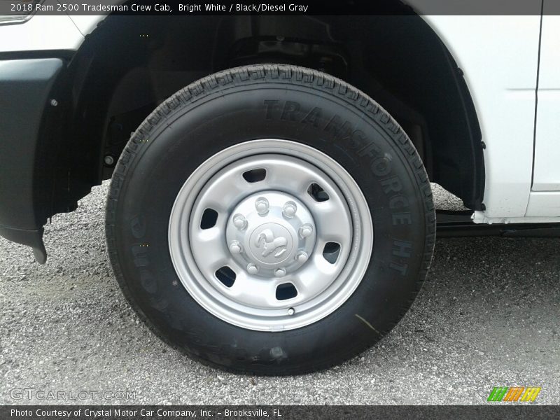 Bright White / Black/Diesel Gray 2018 Ram 2500 Tradesman Crew Cab