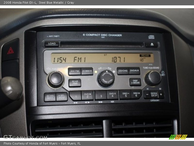 Steel Blue Metallic / Gray 2008 Honda Pilot EX-L