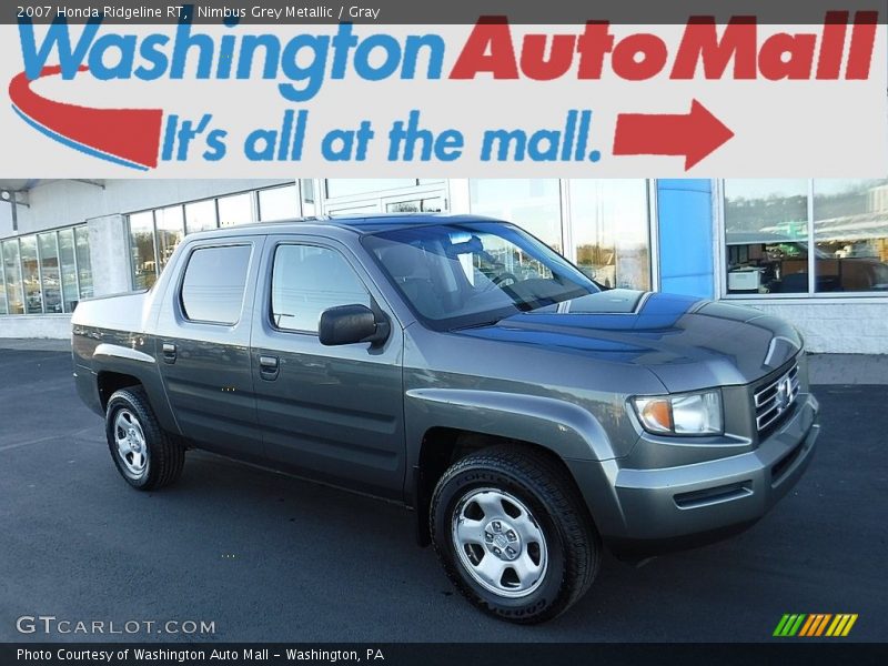 Nimbus Grey Metallic / Gray 2007 Honda Ridgeline RT