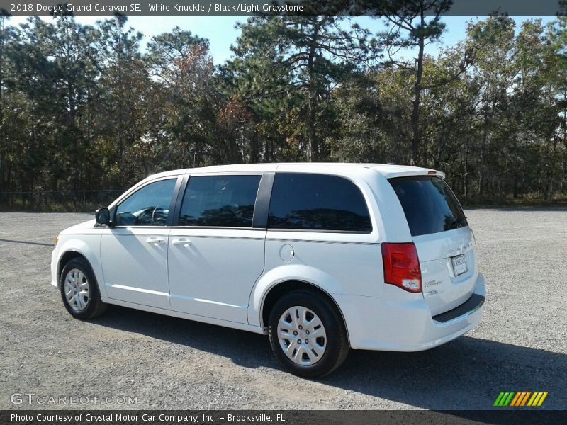 White Knuckle / Black/Light Graystone 2018 Dodge Grand Caravan SE