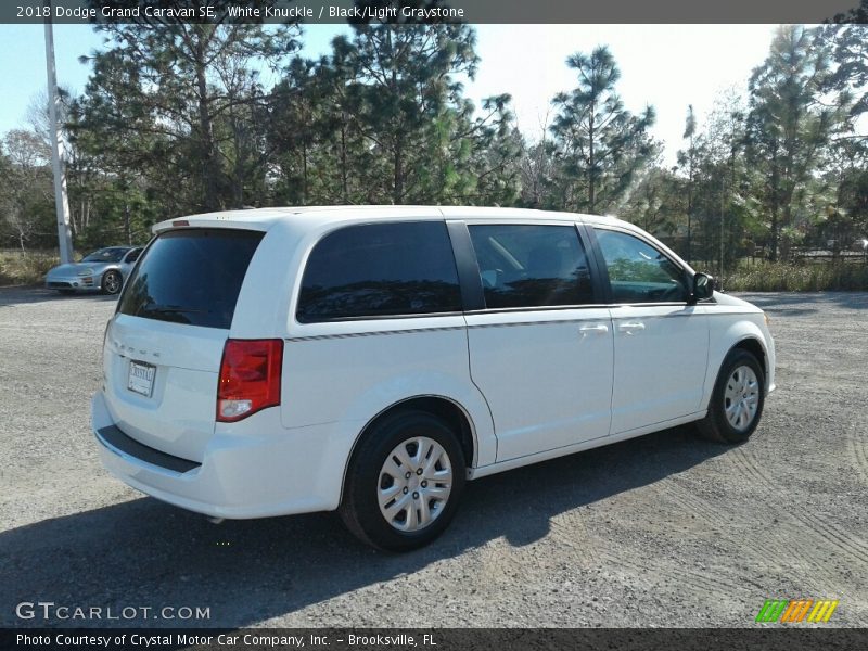 White Knuckle / Black/Light Graystone 2018 Dodge Grand Caravan SE