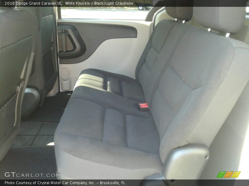 White Knuckle / Black/Light Graystone 2018 Dodge Grand Caravan SE