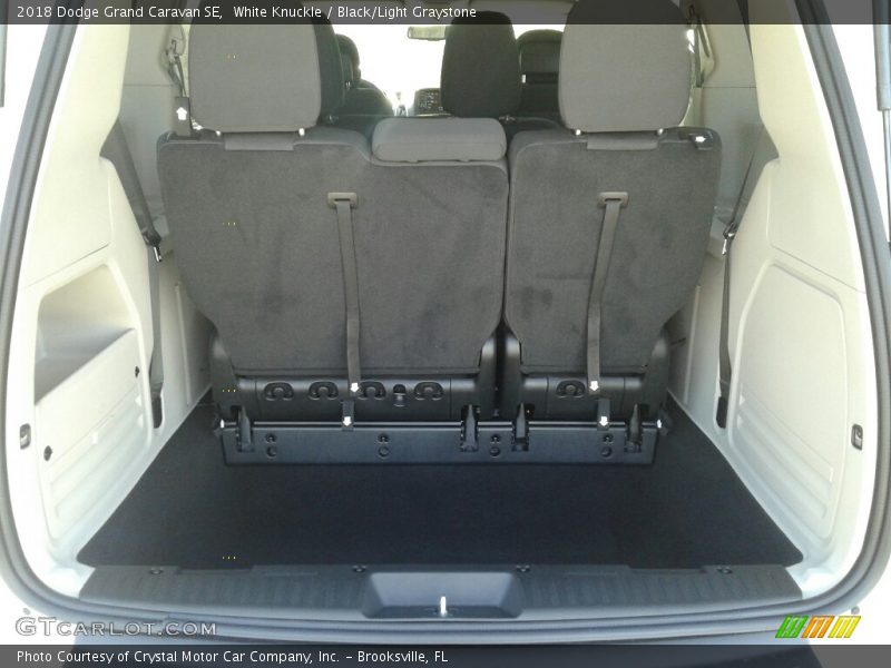 White Knuckle / Black/Light Graystone 2018 Dodge Grand Caravan SE