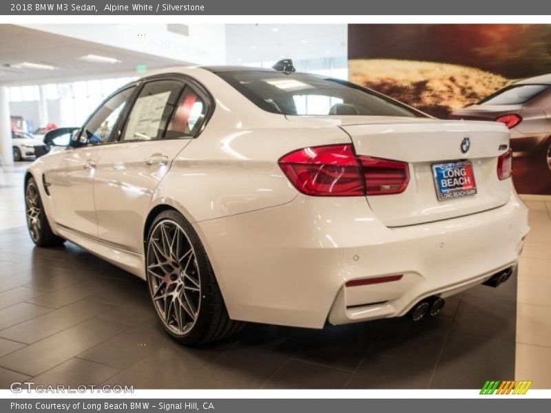 Alpine White / Silverstone 2018 BMW M3 Sedan