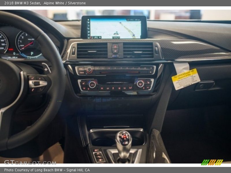 Alpine White / Silverstone 2018 BMW M3 Sedan