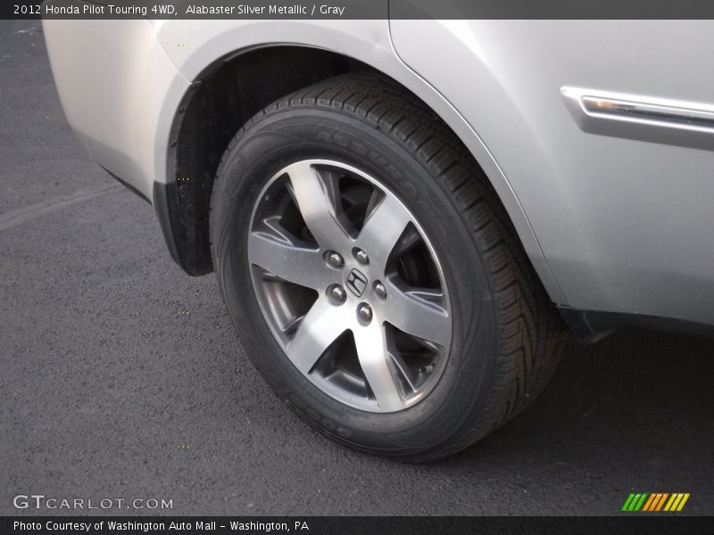 Alabaster Silver Metallic / Gray 2012 Honda Pilot Touring 4WD
