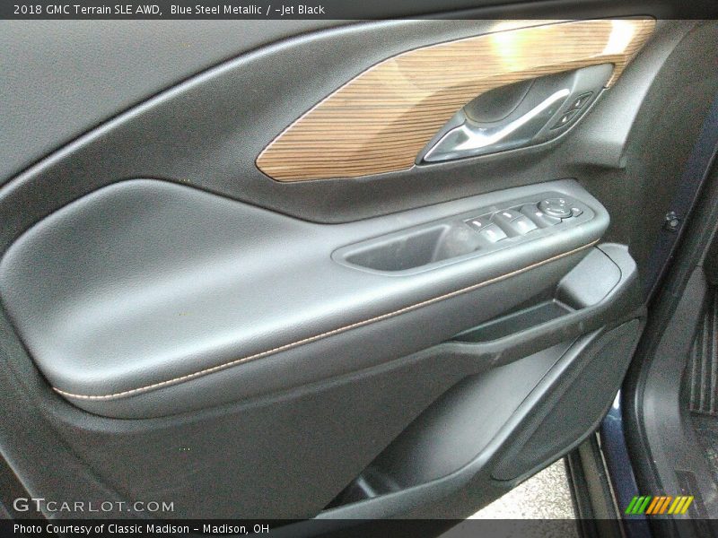 Blue Steel Metallic / ­Jet Black 2018 GMC Terrain SLE AWD