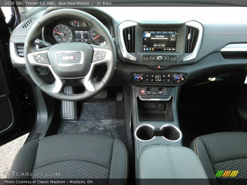Blue Steel Metallic / ­Jet Black 2018 GMC Terrain SLE AWD