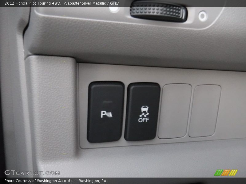 Alabaster Silver Metallic / Gray 2012 Honda Pilot Touring 4WD