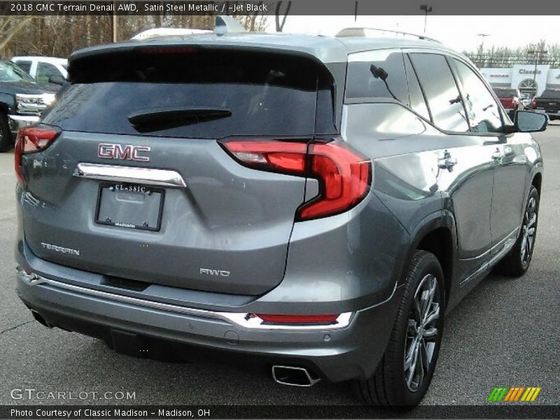 Satin Steel Metallic / ­Jet Black 2018 GMC Terrain Denali AWD