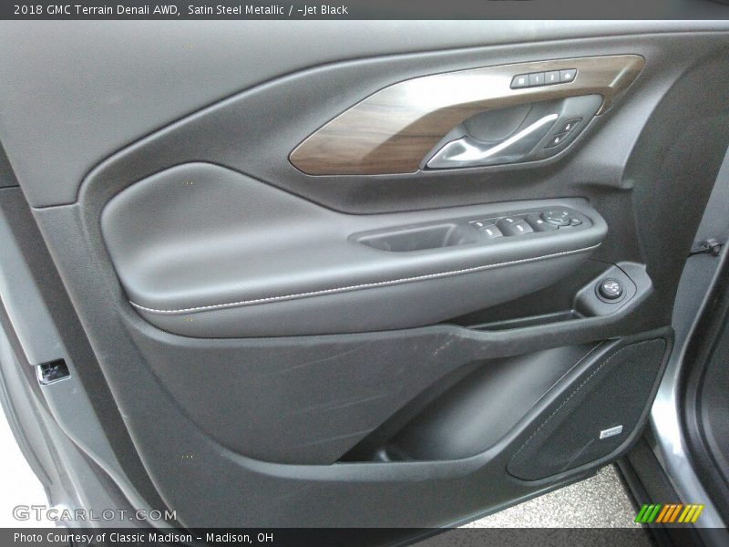 Satin Steel Metallic / ­Jet Black 2018 GMC Terrain Denali AWD