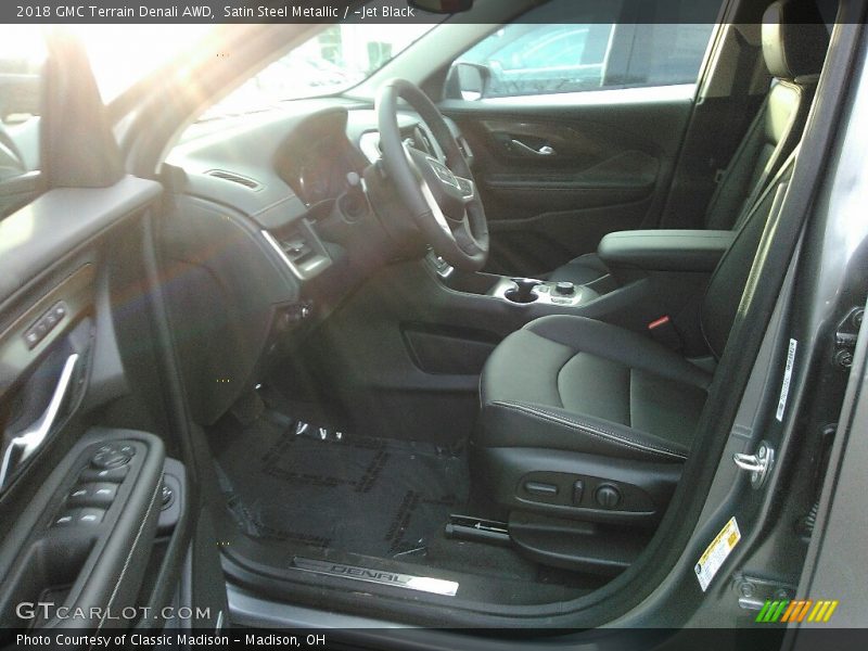Satin Steel Metallic / ­Jet Black 2018 GMC Terrain Denali AWD