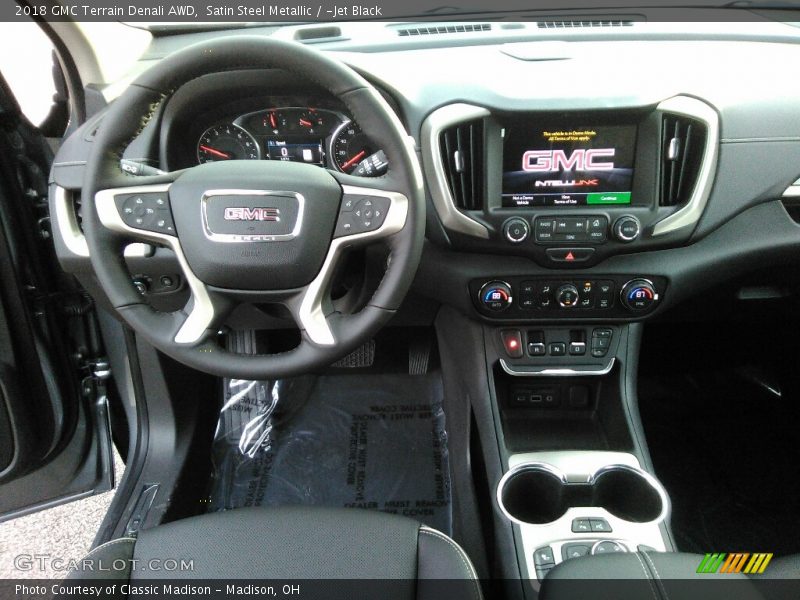Satin Steel Metallic / ­Jet Black 2018 GMC Terrain Denali AWD