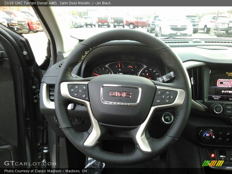 Satin Steel Metallic / ­Jet Black 2018 GMC Terrain Denali AWD