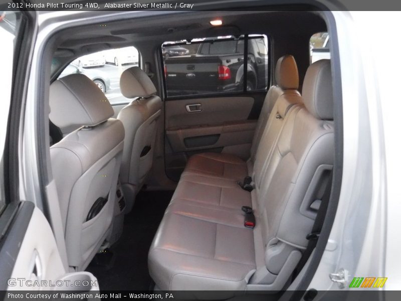 Alabaster Silver Metallic / Gray 2012 Honda Pilot Touring 4WD