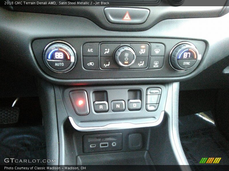 Satin Steel Metallic / ­Jet Black 2018 GMC Terrain Denali AWD