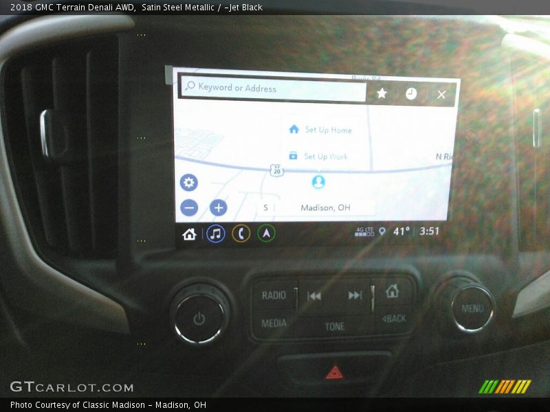 Satin Steel Metallic / ­Jet Black 2018 GMC Terrain Denali AWD