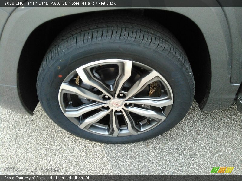 Satin Steel Metallic / ­Jet Black 2018 GMC Terrain Denali AWD