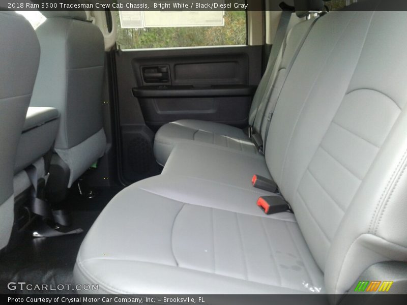 Bright White / Black/Diesel Gray 2018 Ram 3500 Tradesman Crew Cab Chassis