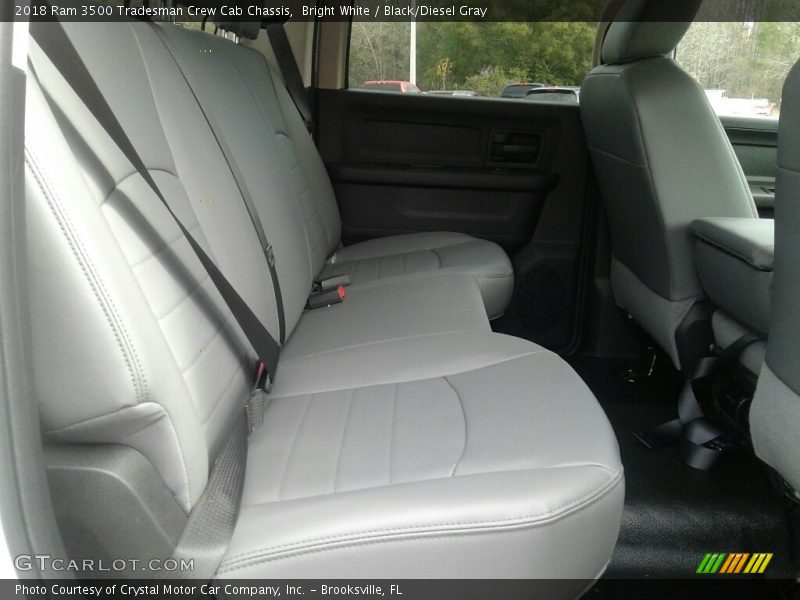 Bright White / Black/Diesel Gray 2018 Ram 3500 Tradesman Crew Cab Chassis