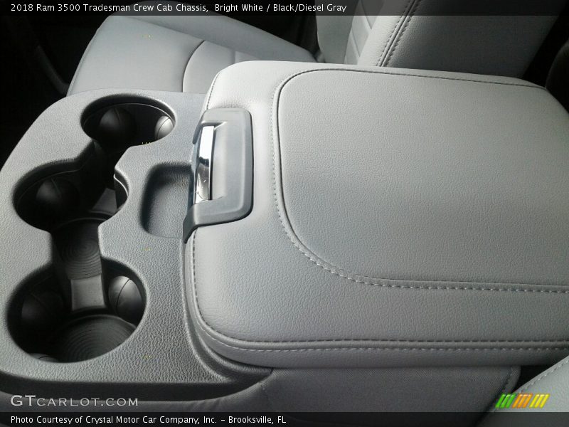 Bright White / Black/Diesel Gray 2018 Ram 3500 Tradesman Crew Cab Chassis