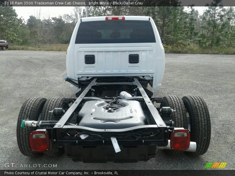 Bright White / Black/Diesel Gray 2018 Ram 3500 Tradesman Crew Cab Chassis