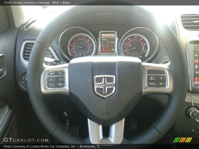 Billet / Black 2018 Dodge Journey Crossroad