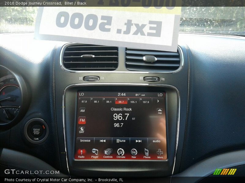 Billet / Black 2018 Dodge Journey Crossroad