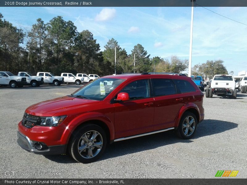 Redline / Black 2018 Dodge Journey Crossroad