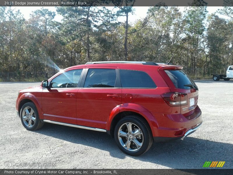 Redline / Black 2018 Dodge Journey Crossroad