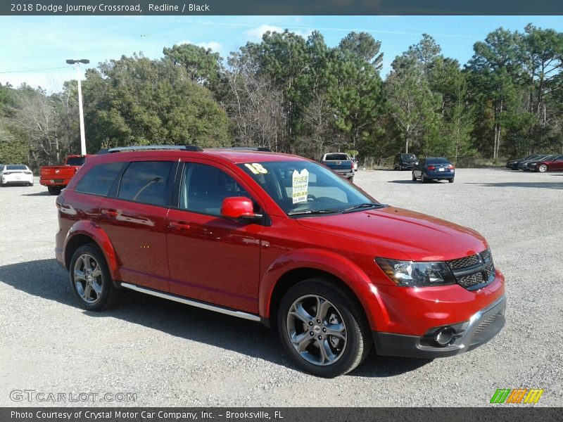 Redline / Black 2018 Dodge Journey Crossroad
