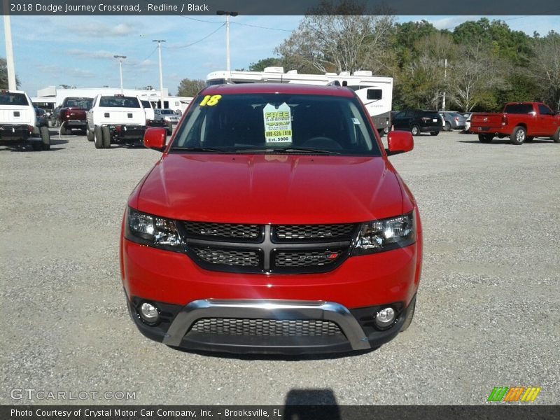 Redline / Black 2018 Dodge Journey Crossroad