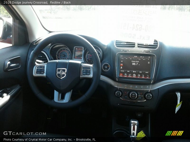 Redline / Black 2018 Dodge Journey Crossroad