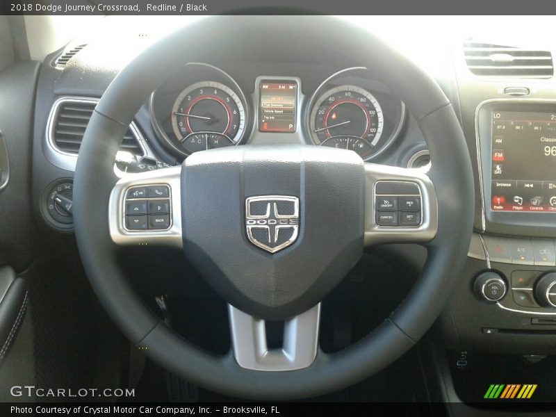 Redline / Black 2018 Dodge Journey Crossroad