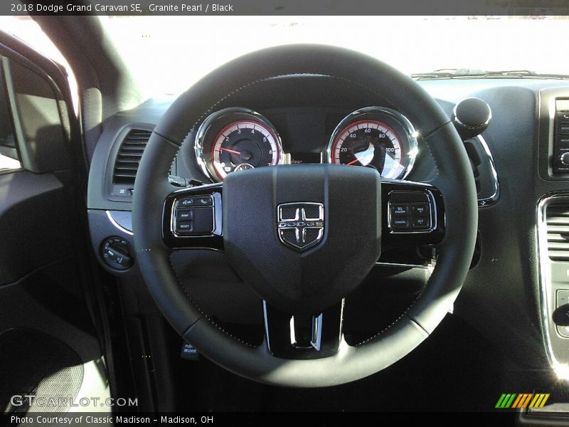 Granite Pearl / Black 2018 Dodge Grand Caravan SE