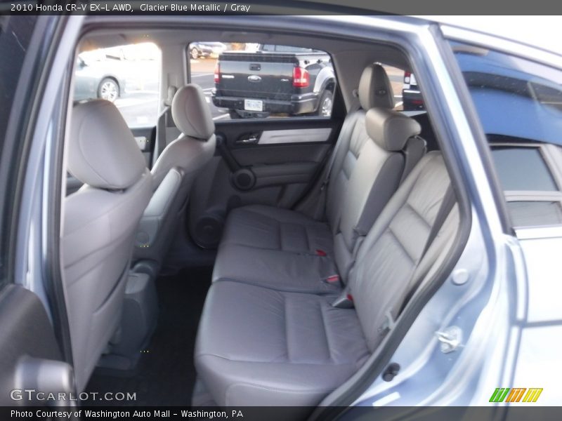 Glacier Blue Metallic / Gray 2010 Honda CR-V EX-L AWD