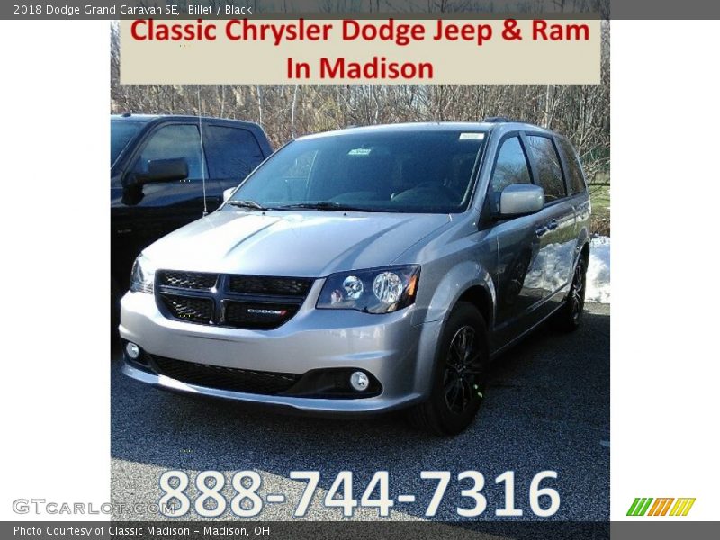 Billet / Black 2018 Dodge Grand Caravan SE