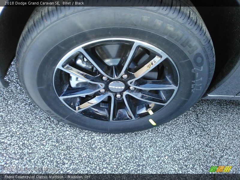 Billet / Black 2018 Dodge Grand Caravan SE