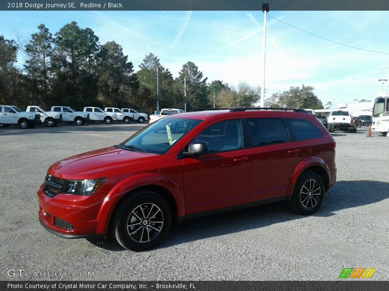 Redline / Black 2018 Dodge Journey SE