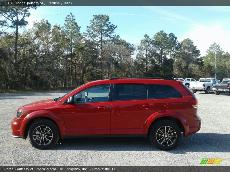 Redline / Black 2018 Dodge Journey SE