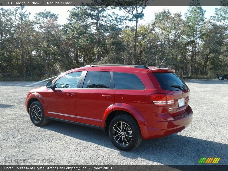 Redline / Black 2018 Dodge Journey SE